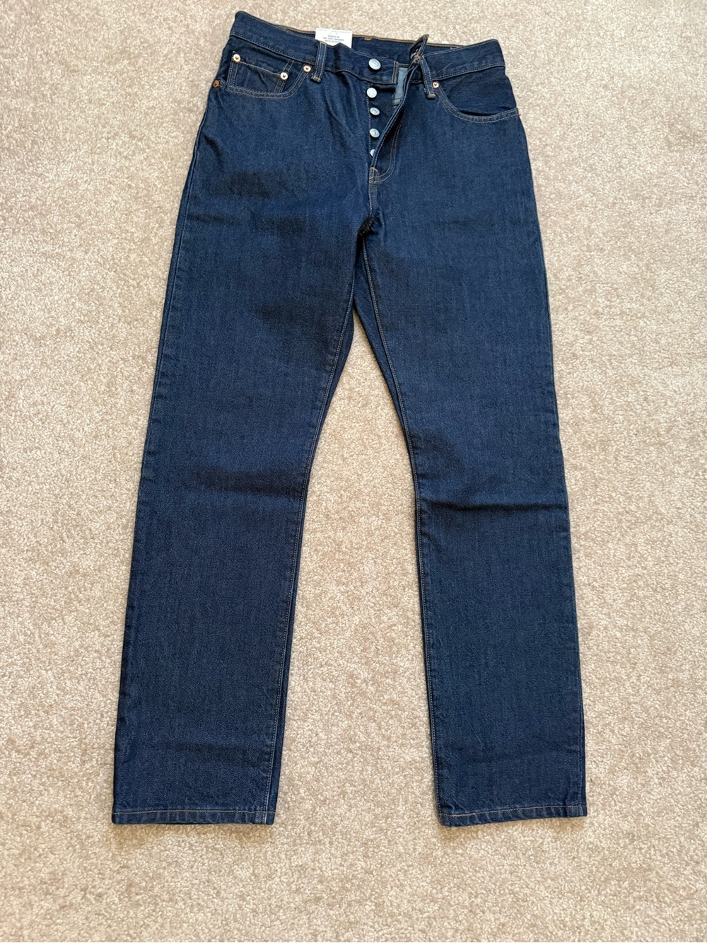 Levi's Women's Dark Blue Straight-Leg Jeans